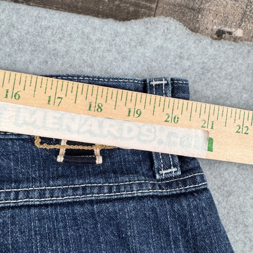 Enyce Jeans Mens 42 Blue Baggy Loose Wide Leg Embroidered Logo Streetwear Y2K - Picture 8 of 10